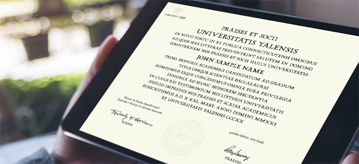 CeDiploma On Tablet